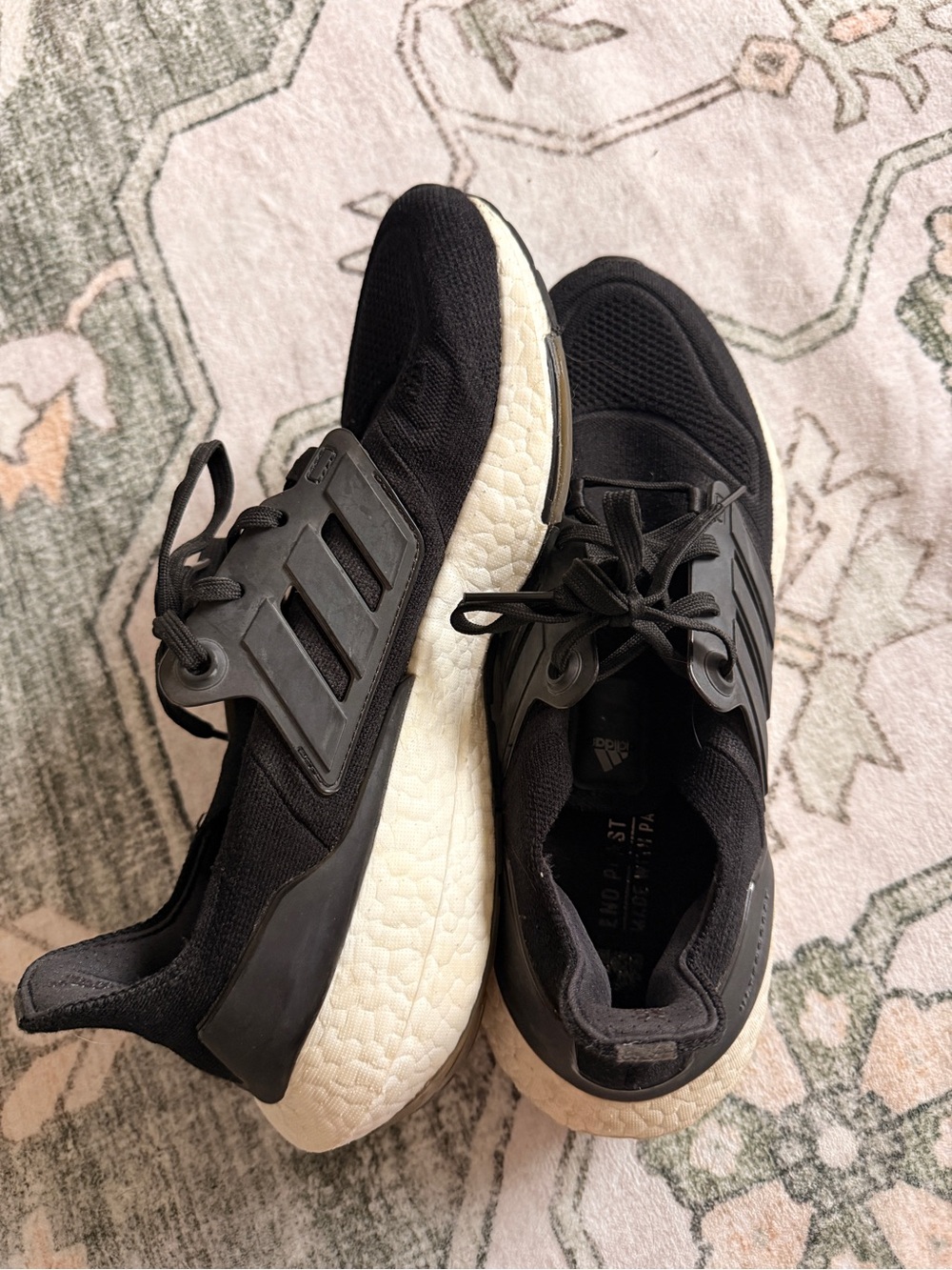 adidas Black and White Women's Athletic Running Shoes